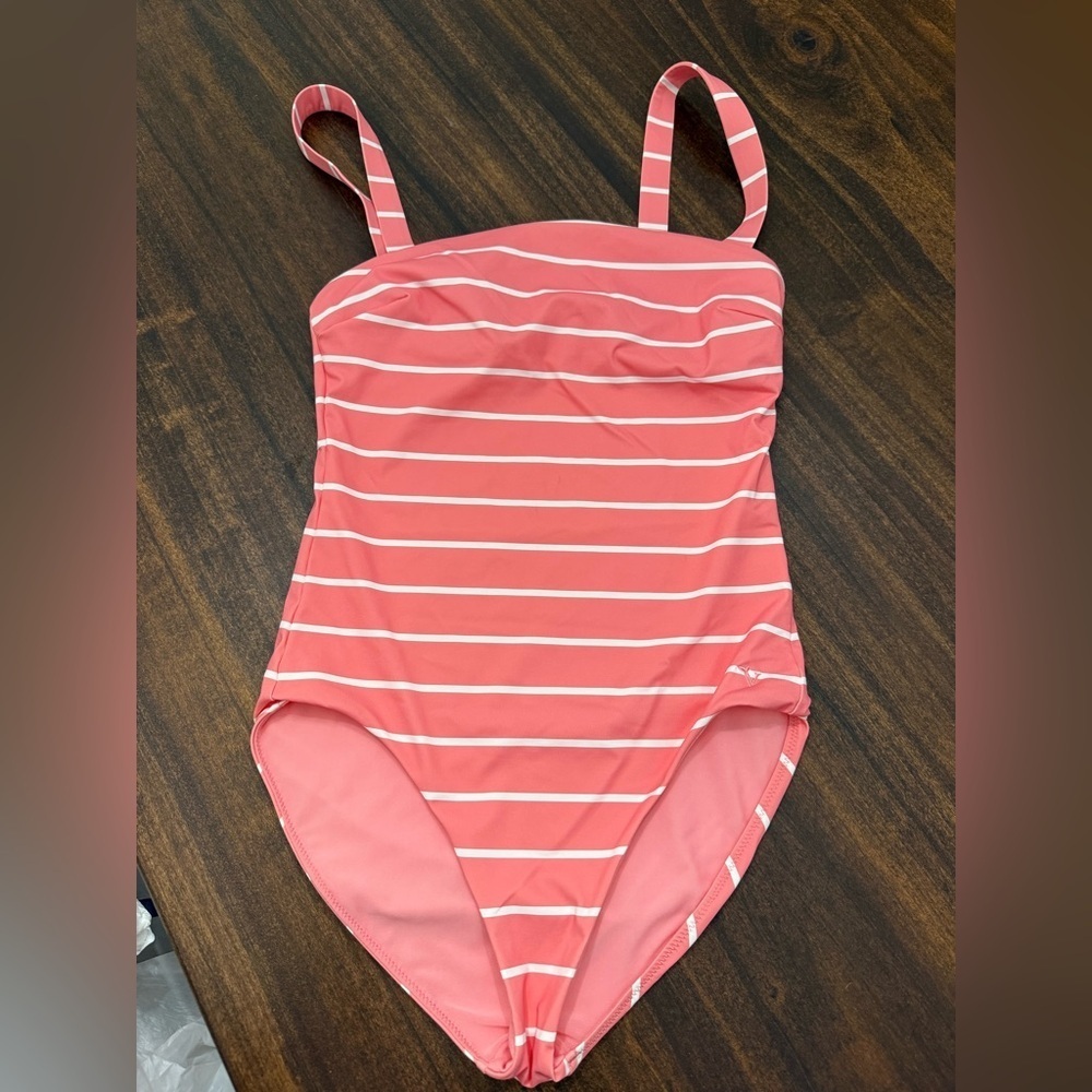 Vineyard Vines striped one piece bathing suit